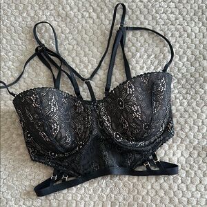 Elegant Black Lace Bralette